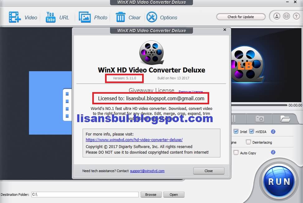 youtube problem with winx hd converter deluxe